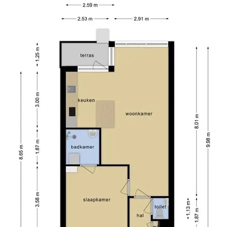 Apartment 1 Bedroom *